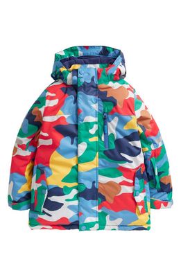 Mini Boden Kids' All Weather Waterproof Jacket in Multi Camo