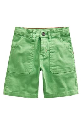 Mini Boden Kids' Carpenter Shorts in School Green