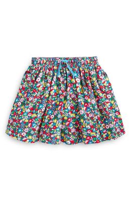 Mini Boden Kids' Fit & Flare Cotton Corduroy Skirt in Multi Patchwork Floral
