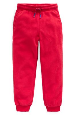 Mini Boden Kids' Fleece Joggers in Rockabilly Red