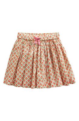 Mini Boden Kids' Floral Cotton Skirt in Vanilla And Ivy Micro Floral