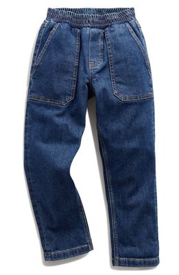 Mini Boden Kids' Pull-On Jeans in Mid Wash