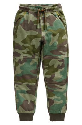 Mini Boden Kids' Reinforced Knee Camo Joggers in Rosemary Camo