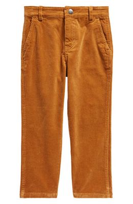 Mini Boden Kids' Relaxed Stretch Cotton Corduroy Pants in Roast Chestnut