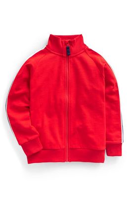 Mini Boden Kids' Track Jacket in Rockabilly Red