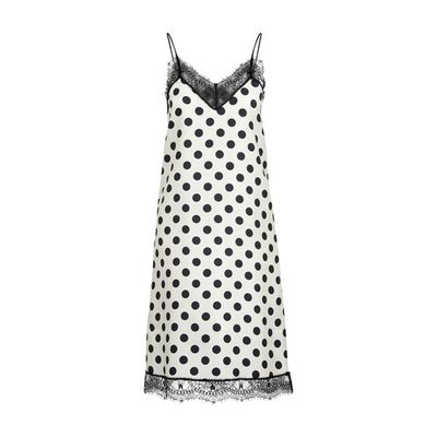 Mini dress with lace