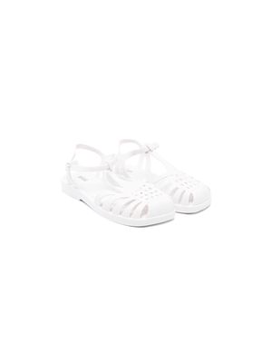 Mini Melissa Aranha caged-toe sandals - White