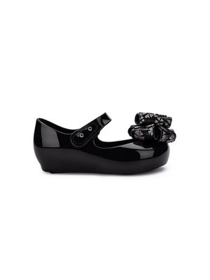 Mini Melissa bow-detail ballerina shoes - Black