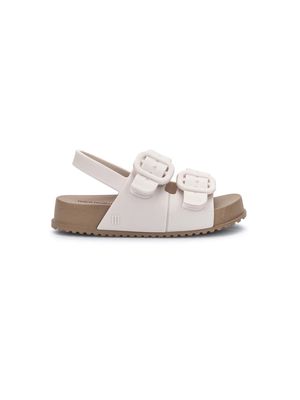 Mini Melissa buckle-fastening sandals - White