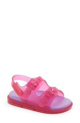 Mini Melissa Buckle Strap Sandal in Pink/Lilac