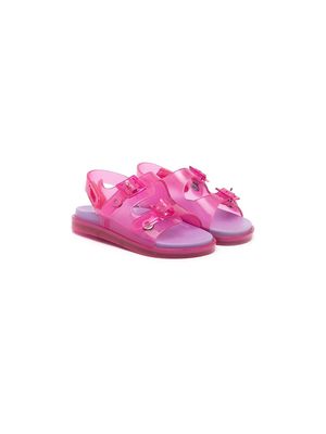 Mini Melissa buckle-strap sandals - Pink
