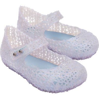 Mini Melissa Campana Mary Jane in Pearly Blue 