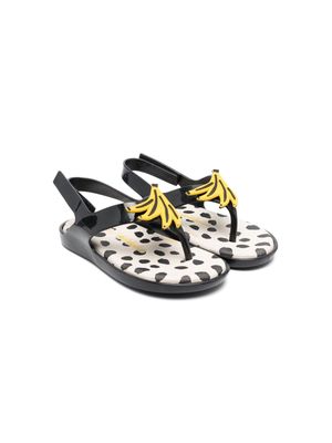 Mini Melissa Fábula open toe sandals - Black