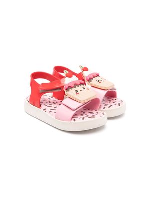 Mini Melissa Jump Candy sandals - Red