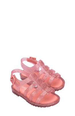 Mini Melissa Kids' Flox Sandal in Clear Pink
