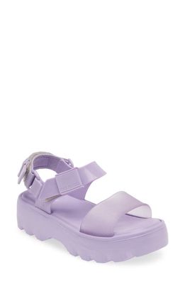 Mini Melissa Kids' Kick Off Platform Sandal in Lilac