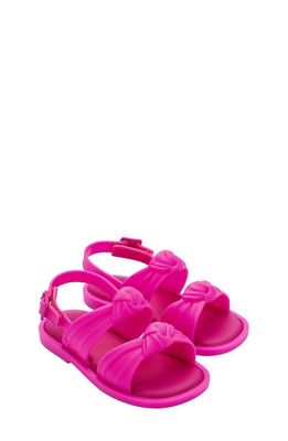 Mini Melissa Kids' Velvet Slingback Sandal in Pink