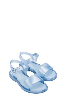 Mini Melissa Mel Mar Sandal in Blue/Glitter