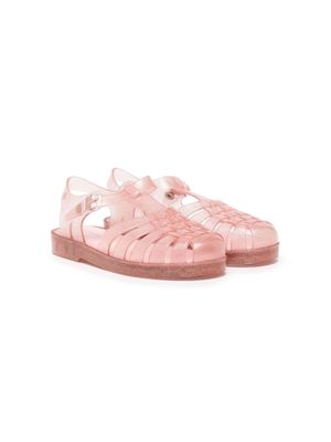 Mini Melissa round-toe buckle-fastening sandals - Pink