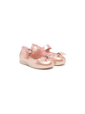 Mini Melissa Sweet Love ballerina shoes - Pink