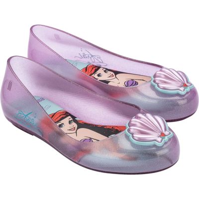 Mini Melissa Sweet Love Disney Princess Flat in Pink 