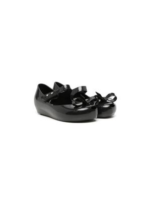 Mini Melissa Ultragirl Bow ballerina shoes - Black