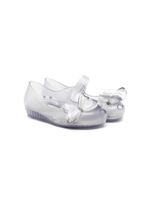 Mini Melissa Ultragirl Fly ballerina shoes - Grey