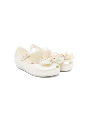 Mini Melissa Ultragirl Star ballerina shoes - White