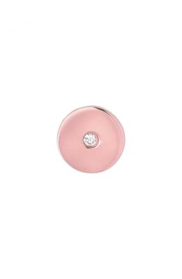 Mini Mini Jewels Forever Collection - Circle Diamond Stud Earring in Rose Gold
