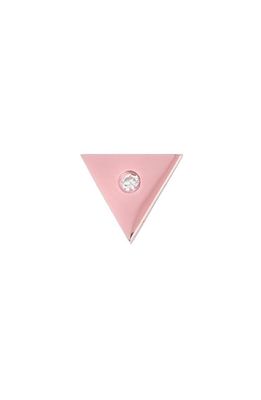 Mini Mini Jewels Forever Collection - Triangle Diamond Stud Earring in Rose Gold