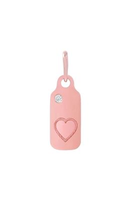 Mini Mini Jewels Icons - Heart Diamond Dog Tag Pendant in Rose Gold