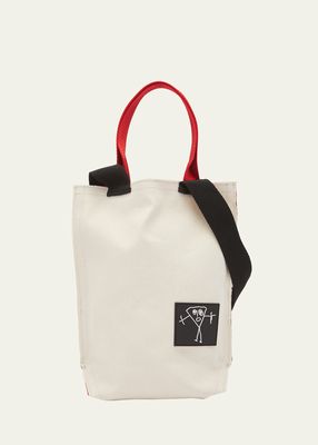Mini Pili and Bianca Canvas Bucket Bag