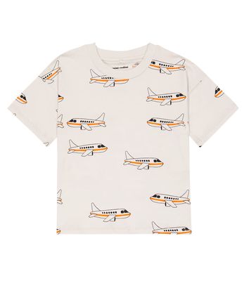 Mini Rodini Airplane cotton jersey T-shirt