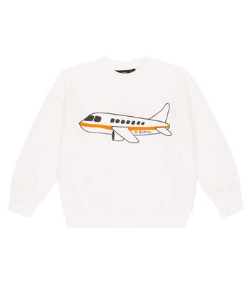 Mini Rodini Airplane printed cotton jersey sweatshirt