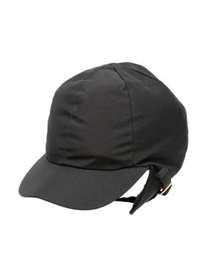 Mini Rodini Alaska logo-patch hat - Black