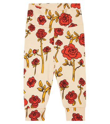 Mini Rodini Baby floral leggings