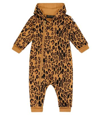 Mini Rodini Baby leopard-print cotton onesie