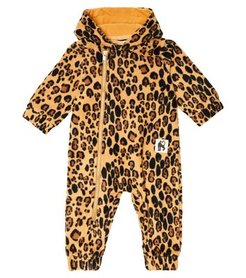 Mini Rodini Baby leopard-print onesie