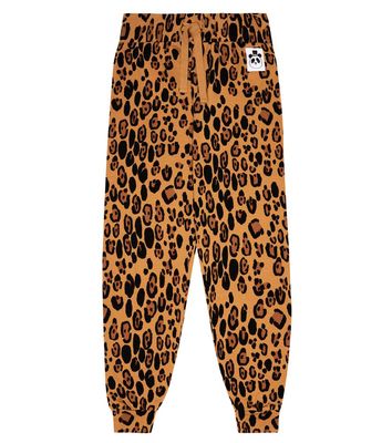 Mini Rodini Basic Leopard jersey sweatpants
