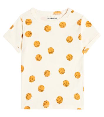 Mini Rodini Basketball cotton jersey T-shirt