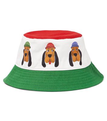 Mini Rodini Bloodhound cotton bucket hat