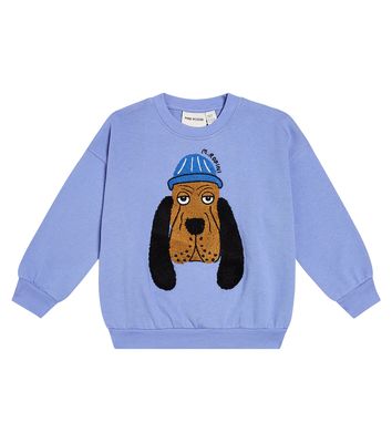 Mini Rodini Bloodhound cotton chenille sweatshirt