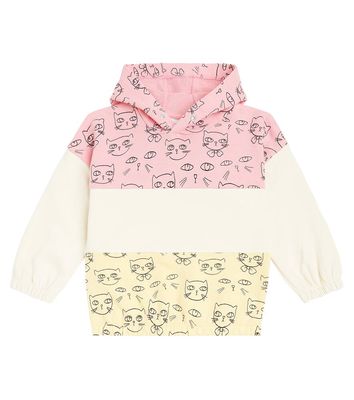 Mini Rodini Cathlethes cotton jersey hoodie