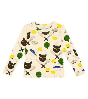 Mini Rodini Chef cat cotton shirt