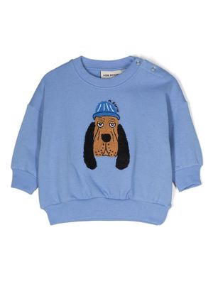 Mini Rodini dog-terry sweatshirt - Blue