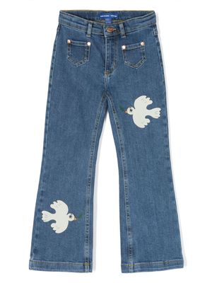 Mini Rodini Dove cotton jeans - Blue