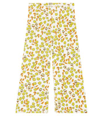 Mini Rodini Flowers cotton-blend sweatpants