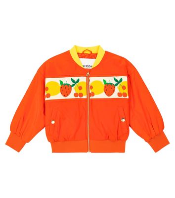 Mini Rodini Fruits bomber jacket