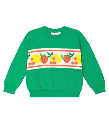 Mini Rodini Fruits Panel cotton sweatshirt