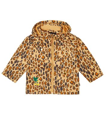 Mini Rodini Leopard-print quilted jacket